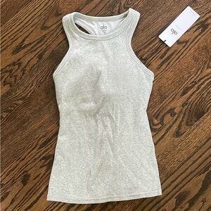NEW Alo Ribbed Aspire Full Length Tank XS
